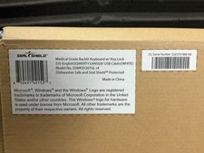 Seal Shield Silver Seal Glow USB Keyboard white SSWKSV207GL             BRAND NEW 