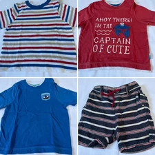 Boys' Bundle: 6-9 Months Clothing Tops Short Mothercare USED good condition 
