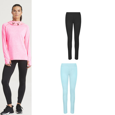 AWDis Just Cool Girlie Cool Workout Leggings JC070 - Yoga Fitness Gym Running