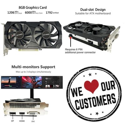 Radeon RX 560 XT 8GB GDDR5 PCIe Graphics Card$