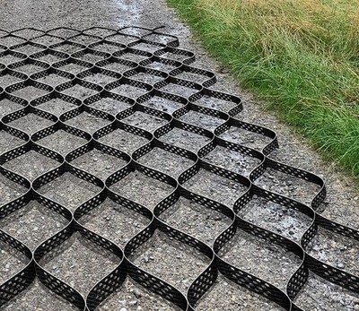 VIVOSUN 9x17ft 4'' Depth Ground Grid Geocell Grid HDPE for Gravel