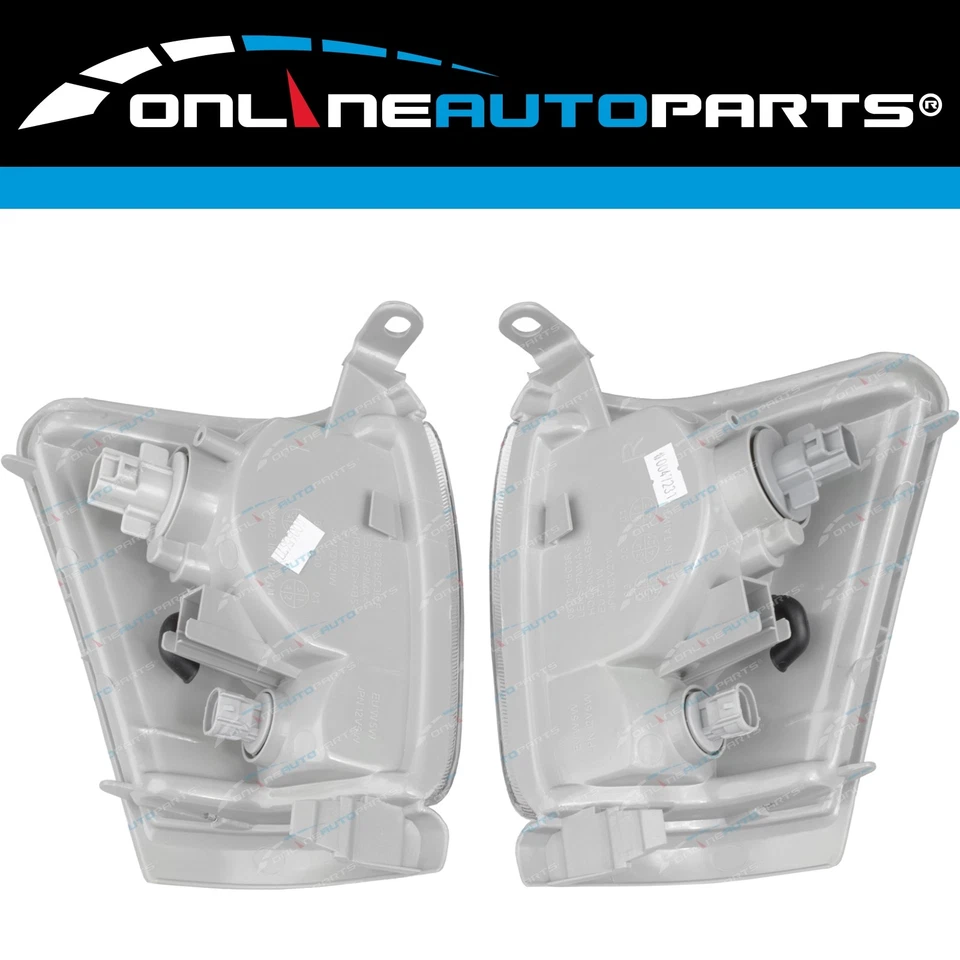 LH+RH Clear Corner Indicator Blinker Park Lights Pair for Toyota Hilux 1997-2001 - image 2 of 4