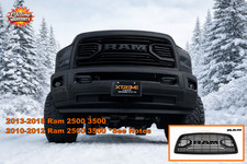 Matte Black Grille For 10-18 Dodge Ram 2500 3500 Upper Grill W Black Ram Letter