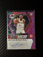 2023-24 Panini Mosaic MOUHAMED GUEYE RC Fastbreak Auto Pink /15 #FB-GUE