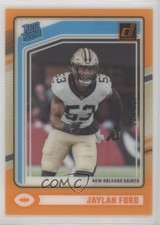 2024 Panini Clearly Donruss Rated Rookie Orange /199 Jaylan Ford #92 1en2