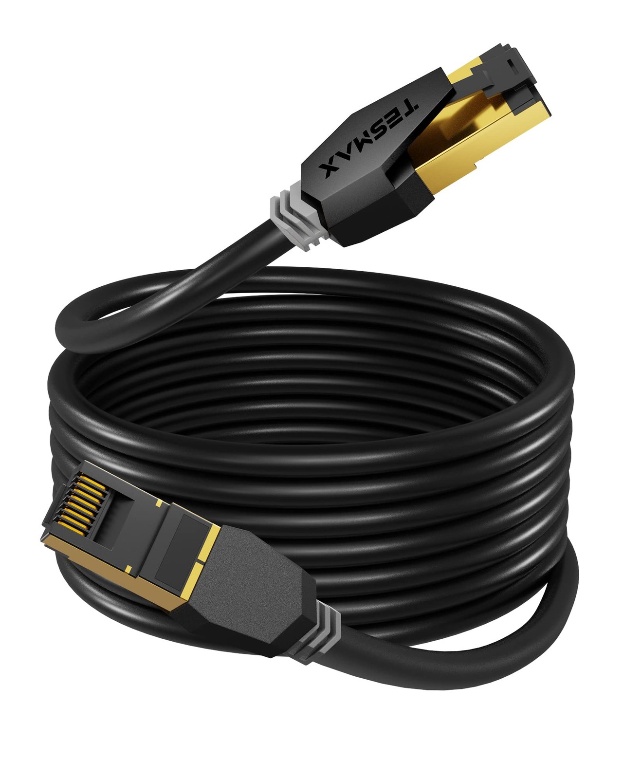 High Speed Cat8 Ethernet Cable 60FT 40Gbps 2000MHz 26AWG LAN Network Cable