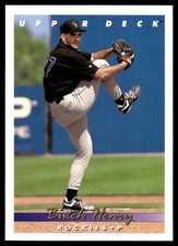 Butch Henry 1993 Upper Deck #770 Rockies MLB READ FREE SHIPPING AutographDen