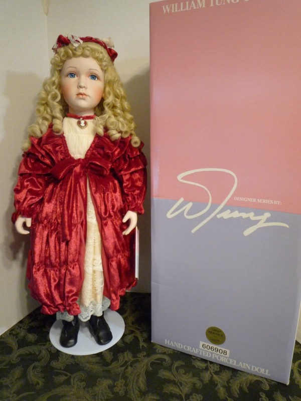 Bernice 29" Porcelain Doll by William Tung