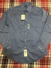 Arrow men's long-sleeve dress shirt spread collar  wrinkle-free Size Large NWT