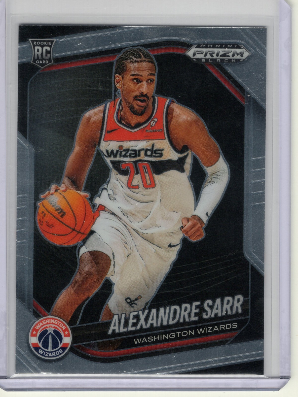 2024-25 Panini Prizm Black #46 Alexandre Sarr