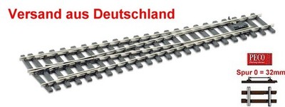 Spur 0 Y-Weiche medium Radius Code 124  - Peco SLE797BH