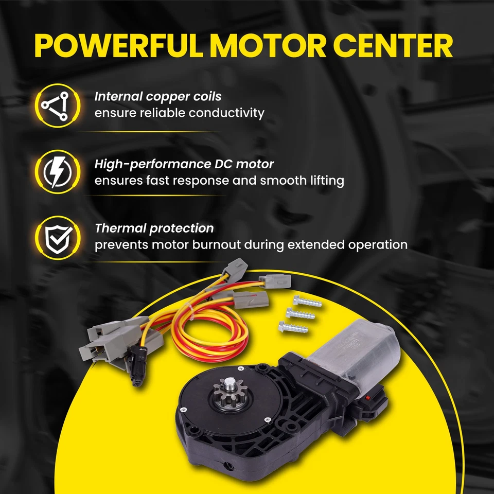 Мотор подъема стеклоподъемника с электроприводом для Ford F-150 F-250 Bronco Explorer Mercury Cougar - Изображение 3 из 4