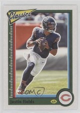 2022 Panini Classics Red Back 58/99 Justin Fields #14 0nw5