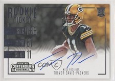 2016 Panini Contenders Rookie Ticket RPS Variation Trevor Davis #378 Auto 1og