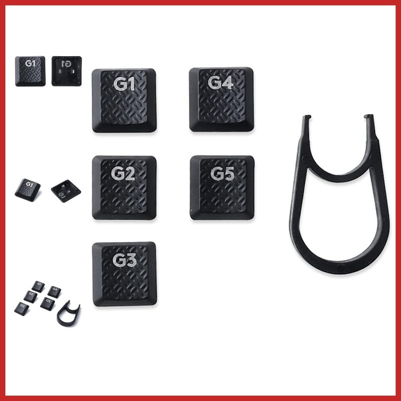 Ergonomic Backlit Keycaps for Logi G813 G815 G913 G915 RGB Mechanical Keyboards