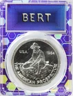 1984 1 oz Round PCGS MS67 The American Prospector Ag Engelhard