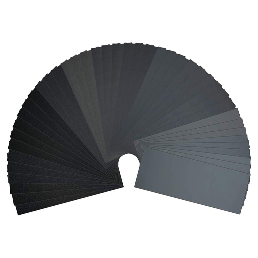 90-Sheet Assorted Fine Grit Sandpaper for Smooth Sanding