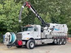 2014 Peterbilt 348 Vactor 2100 Plus Vacuum Jetter Truck Hydro Excavator bidadoo