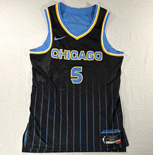 Nike Chicago Sky Reese #5 Men’s Size 44 medium Jersey Black/Blue/Yellow WNBA