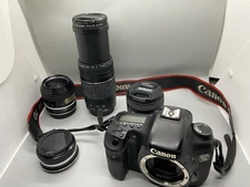 Canon EOS 7D 4-Lens Kit - Slightly Used Camera, Mint Condition Lenses
