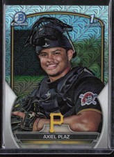2023 Bowman Chrome #BCP-208 Axiel Plaz