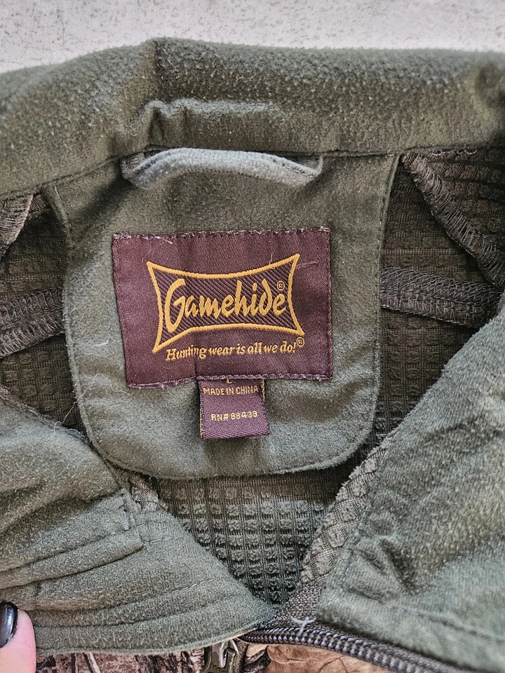 Gamehide Mens Camo Hunting Jacket Realtree Size L RN 88439 - Image 4 of 4