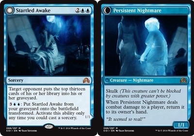 1x Startled Awake // Persistent Nightmare Light Play, English Shadows Over Innis