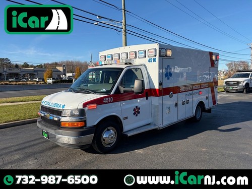 2015 CHEVROLET EXPRESS 4500 AMBULANCE 6.6 DIESEL 84,918 MILES CLEAN CARFAX