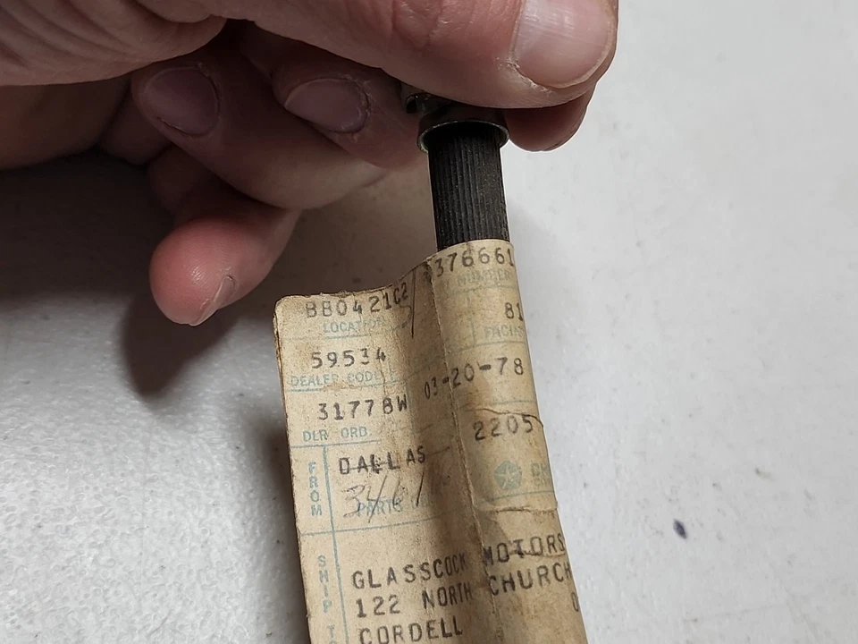 1975 Plymouth Valiant Duster Dodge Dart 3766611 Mopar NOS Front Drum Brake Hose - Image 3 of 4