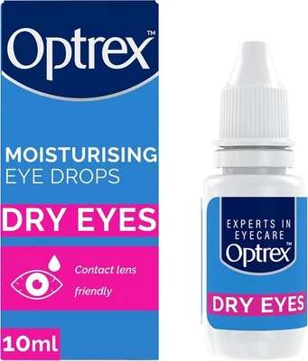 Optrex Intensive Eye Drops Refreshing Drops for Dry Eyes for Irritation 10ml