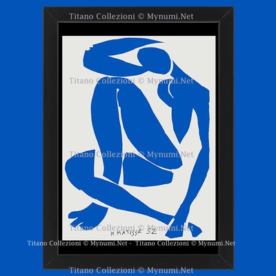 2000er Jahre * Deko Illustration ''HENRI MATISSE -Nu Bleu IV'' Original Selec