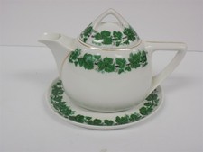 Antique 3 Pc. Royal Rudolstadt Prussia Tea Set RARE