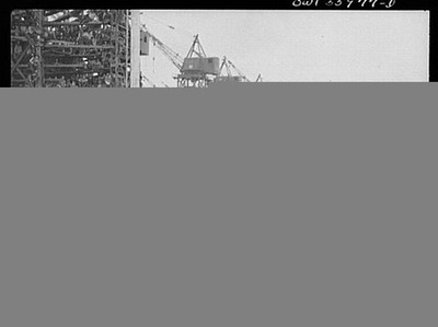 Photo:Industrial Crane Shipyard 1930s Construction Photo