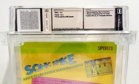 Sonic Spike TurboGrafx-16 TG 16 USA SEALED GRADED WATA 9.4 A++ VIDEO GAME