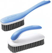 Scrub Brush for Stains-2 Pack Fabric Cleaning Brush,Laundry Stain Remover Brush,
