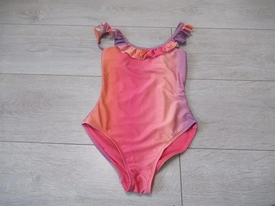Maillot de bain 1 pièce dégradé couleurs rose violet Taille 8 ans Gémo - Photo 1/4