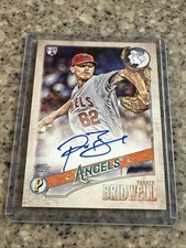 Parker Bridwell 2018 Topps Gypsy Queen #GQA-PB AUTO RC 48/99 Los Angeles Angels
