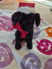 Jellycat Pippa Labrador Winter Warmer - Christmas Hat Scarf Black Dog (BNWT)