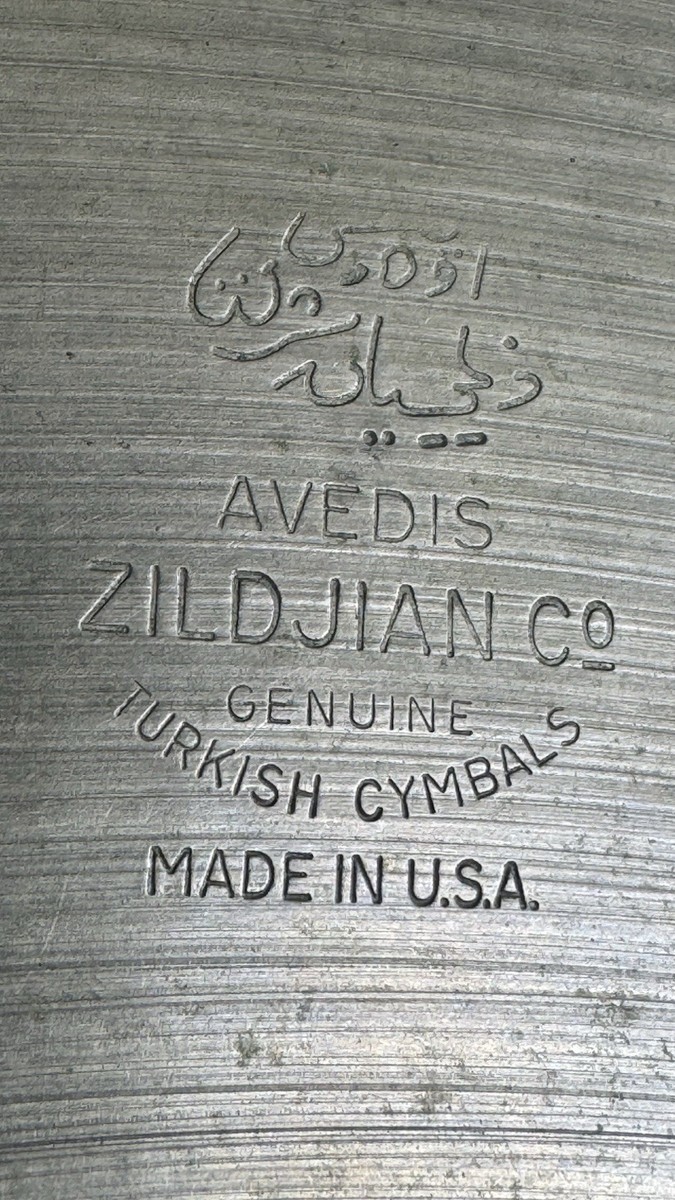Vintage Zildjian Avedis 1950s Small Stamp B 20” Ride Cymbal | eBay