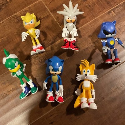 Jaxx Sonic 5'' Figures Set of Six Pre-Owned