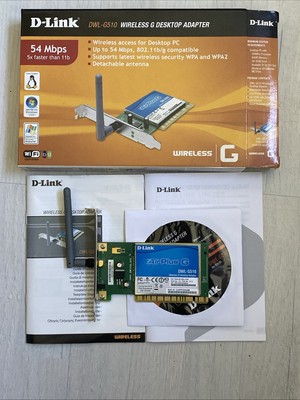 D-Link AirPlus G DWL-G510 Wireless Desktop Adapter