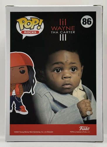 Funko Pop! Rocks Lil Wayne #86 abovedado - Imagen 3 de 6