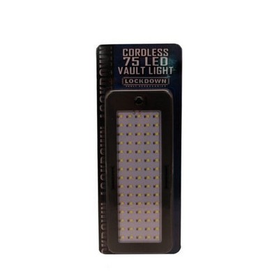 Lockdown Automatic Cordless Black LED Vault Light 75 - 222009