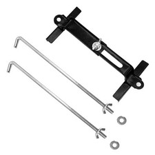 KUTTIADY Adjustable Battery Hold Down, Battery Hold Down Bracket, Black