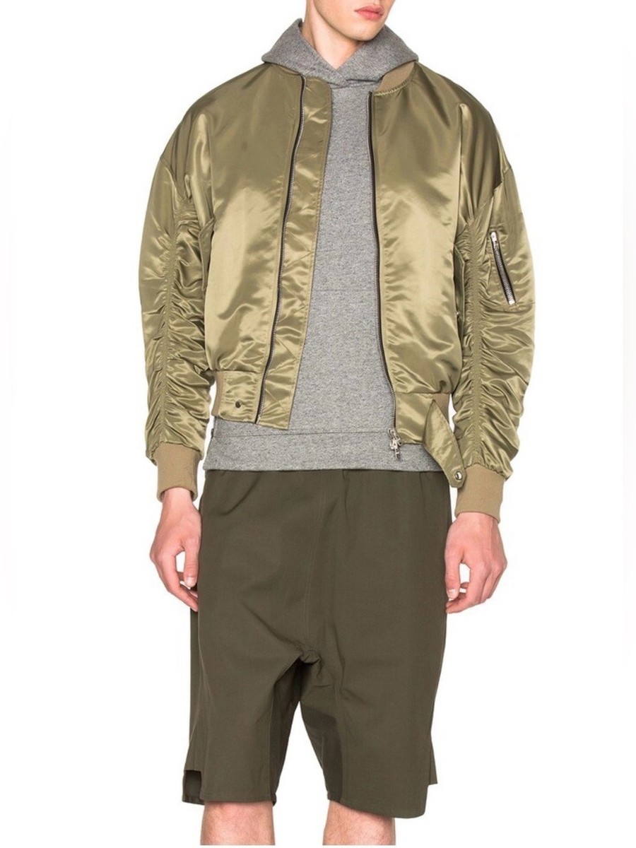 Fear of God Mainline Fourth Collection Nylon Bomber Jacket Sage Green Med. $1200