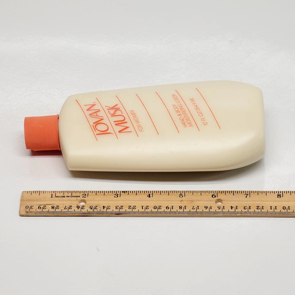 Jovan Musk 女式大号 12 盎司手部和身体乳液罕见 HTF-全新旧货全装 — 第 3/3 张图片