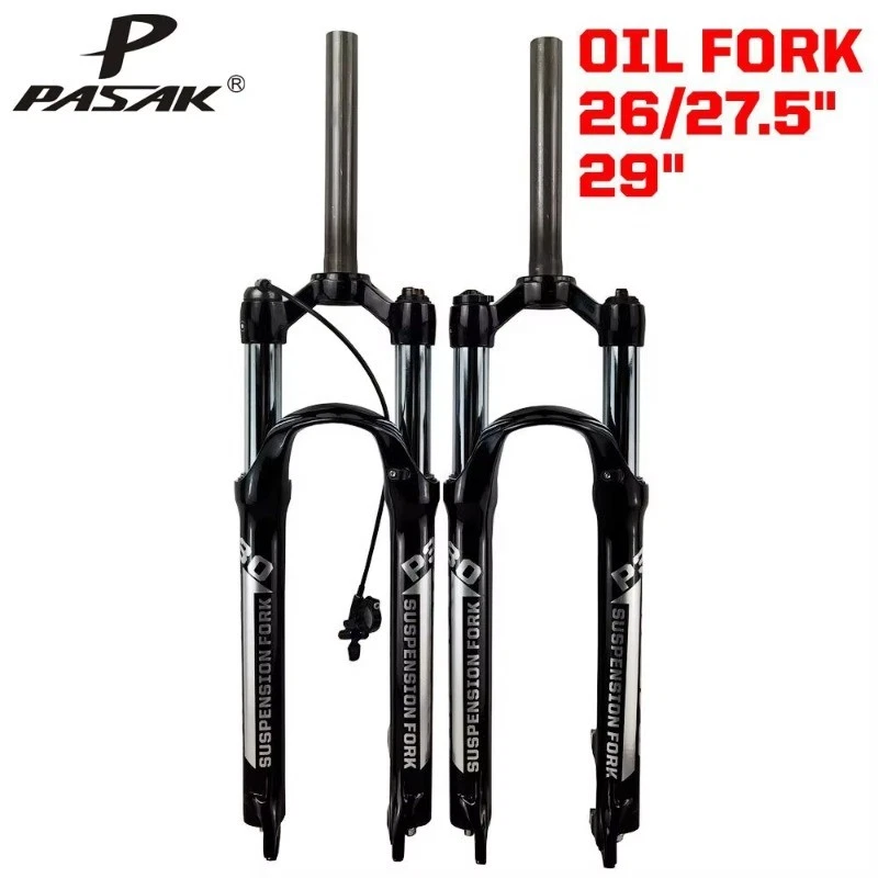 Magnesium Alloy MTB Bicycle Suspension Oil Fork 26/27.5/29er Disc Brake Fork - Image 2 of 4