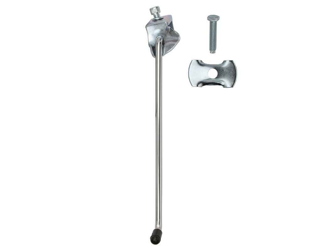 Chrome Center Mount Steel Kickstand 10-1/2 For 26 Beach Cruiser Lowrider Bicycle