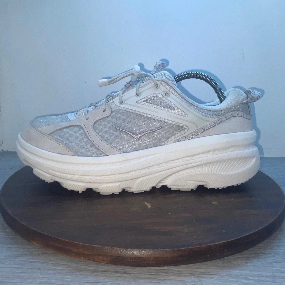 Mens Size 12 Hoka One One Sneakers Bondi B3LS Cosmic Grey White 1155351-CYWH Hoka U Bondi B3LS Cosmic Grey / White – JD Sports main image 3