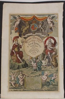 GREAT BRITAIN COASTING PILTOT 1732 GRENVILLE COLLINS UNUSUAL ANTIQUEFRONTISPIECE